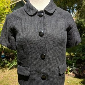 Short sleeves blazer jacket